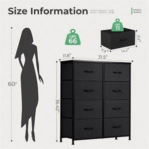 8 Fabric Drawers Dresser - photo 2