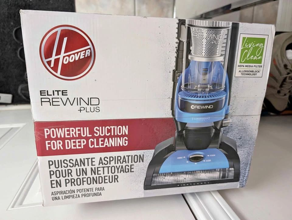 Brand New Hoover Elite Rewind Plus Upright Vacuum