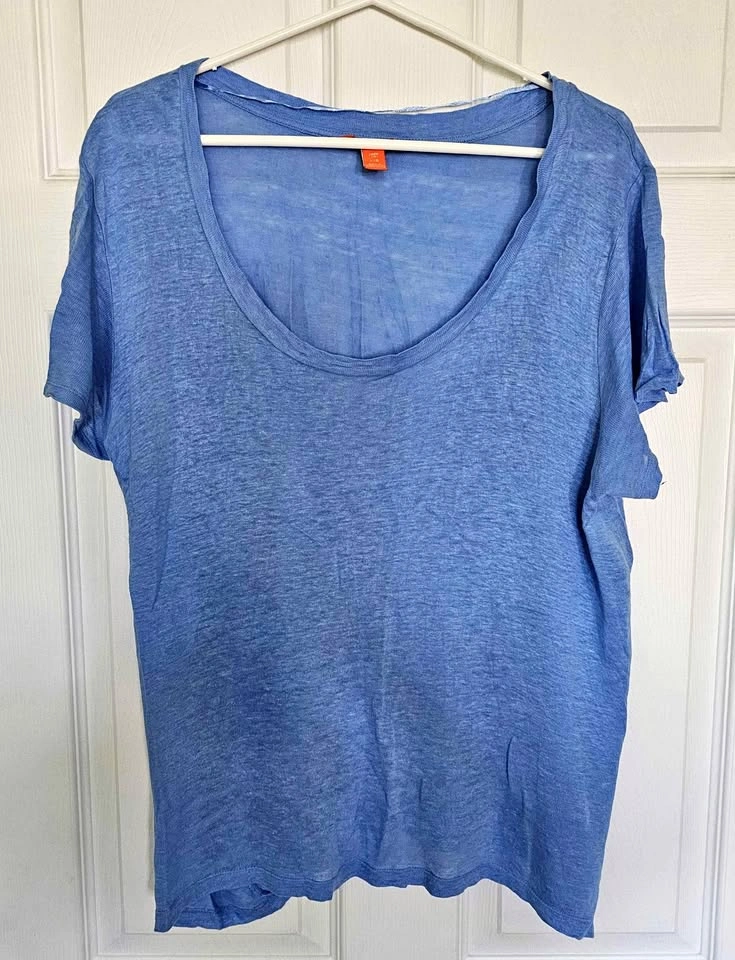 LOT OF 4 Women's Summer Tops - 3x 100% Linen & GAP Lace Top