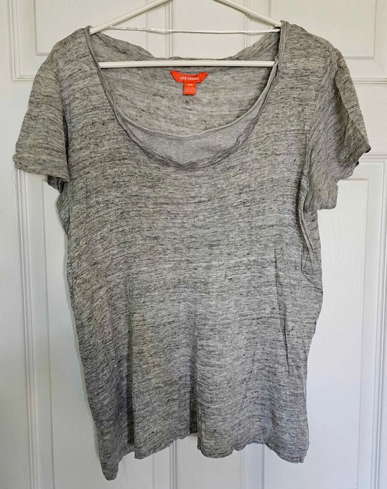 LOT OF 4 Women's Summer Tops - 3x 100% Linen & GAP Lace Top - photo 4