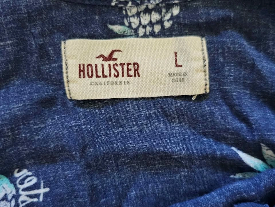Brand New Hollister Pineapple Print Tiered Babydoll Tank Top - photo 3