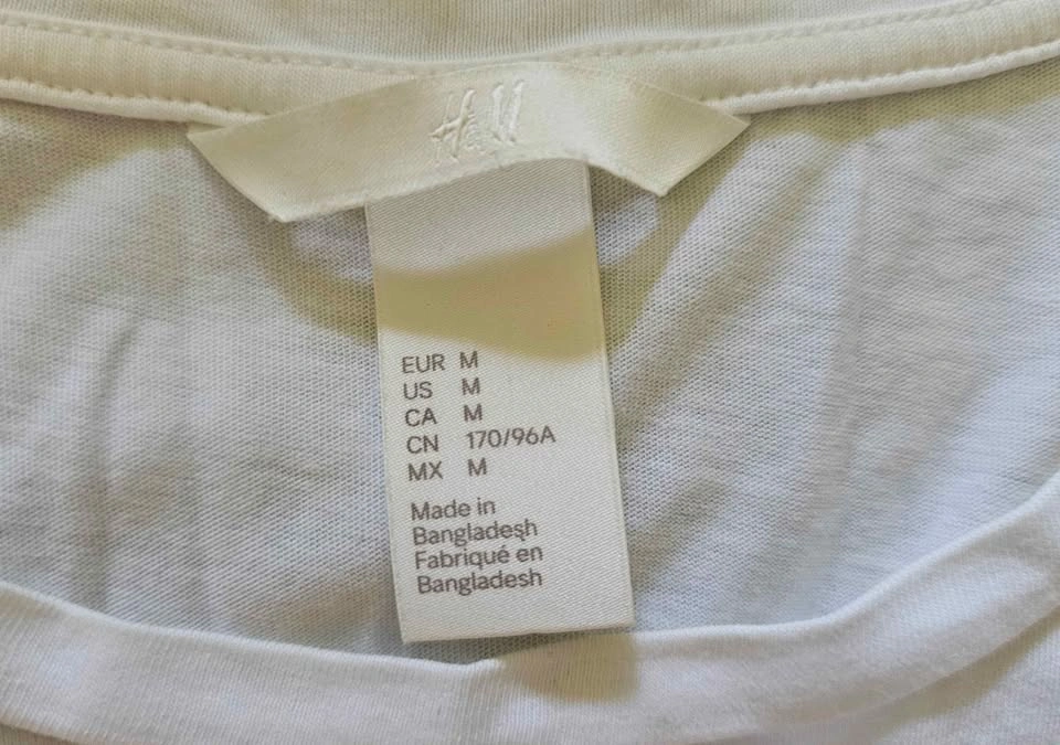 Brand New H&M 100% Cotton L'Amour L'Emporte Bear T-Shirt - M - photo 2