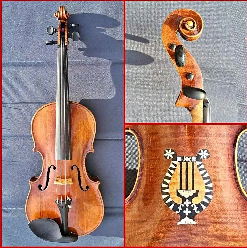 Fancy Fiddle - Early 1900's Violin with Inlay