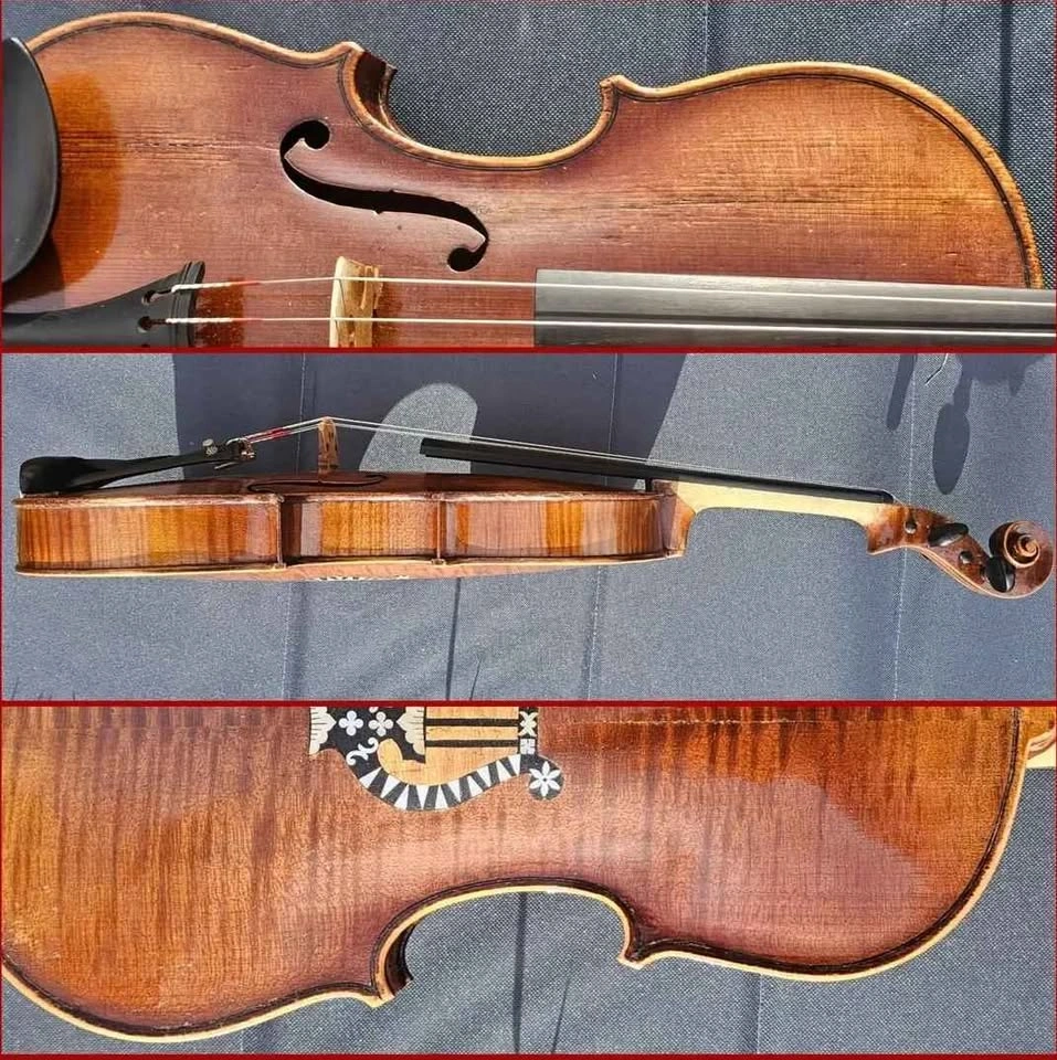 Fancy Fiddle - Early 1900's Violin with Inlay - photo 2
