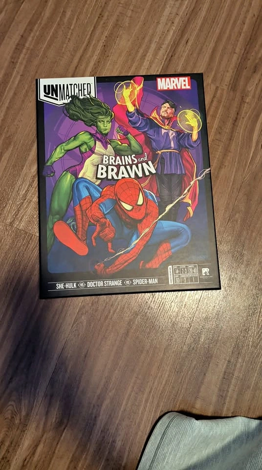 UNMATCHED MARVEL Brains and Brawn Board Game