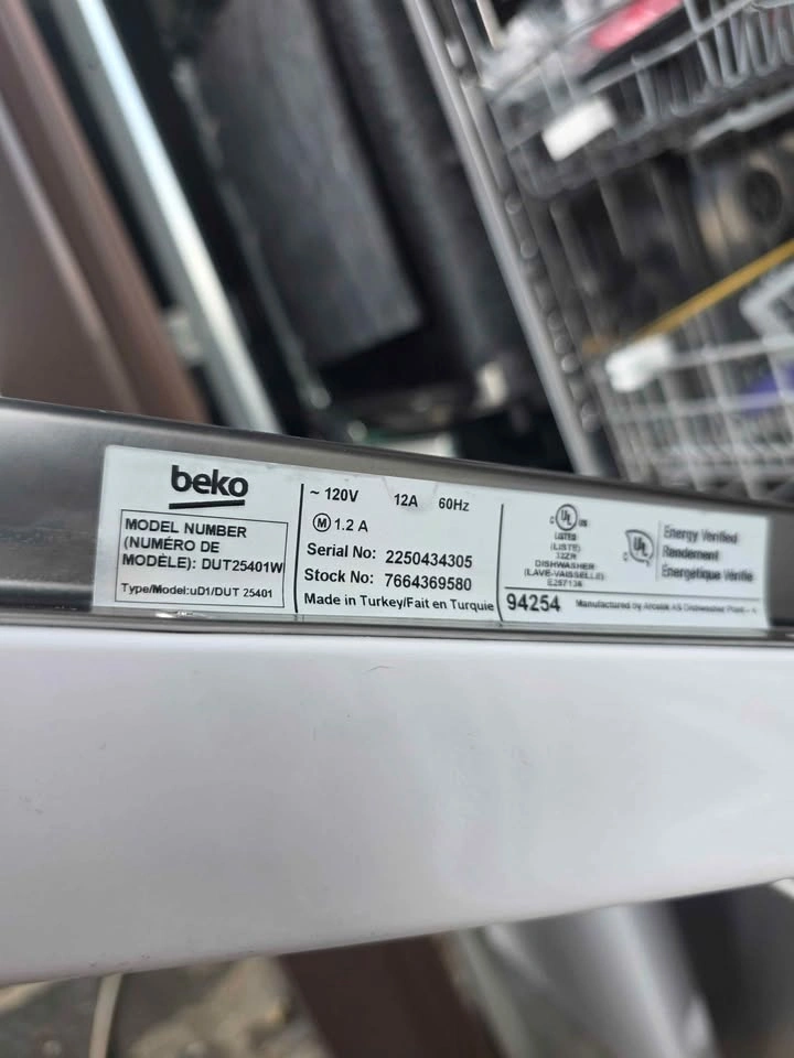 Beko 24" Dishwasher For Sale - photo 5