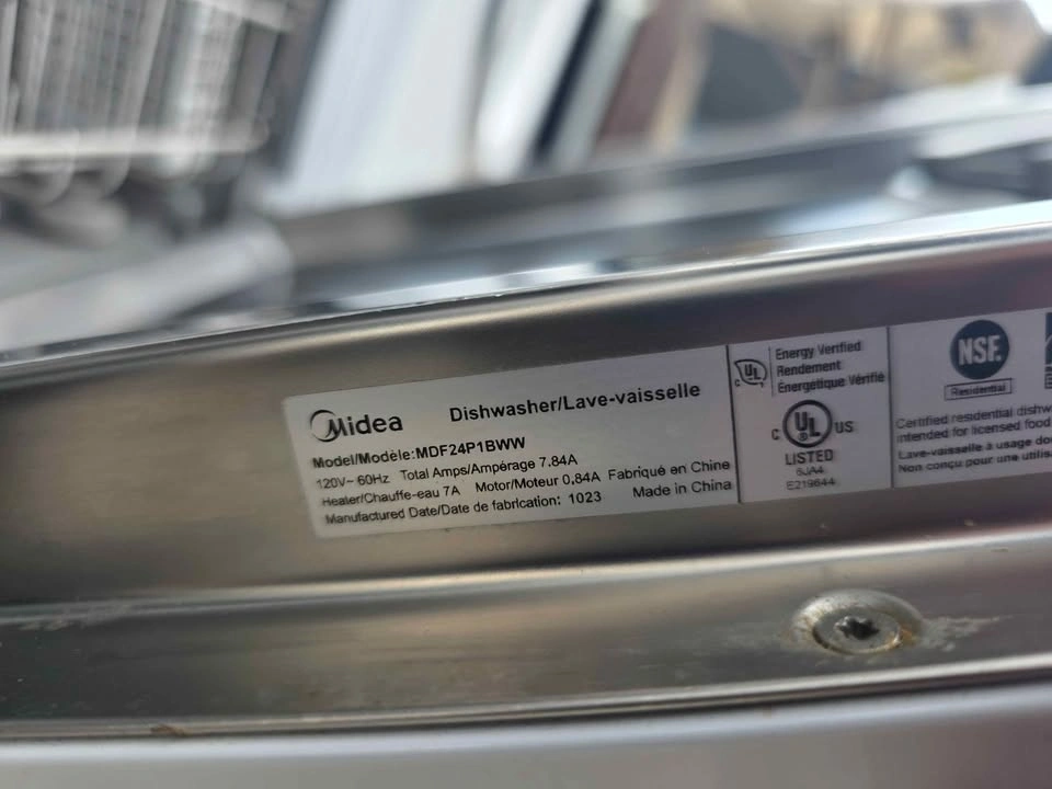 Midea 24" Built-In Dishwasher For Sale - photo 4