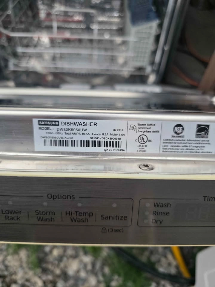Samsung 24" Stainless Steel Dishwasher For Sale - photo 5