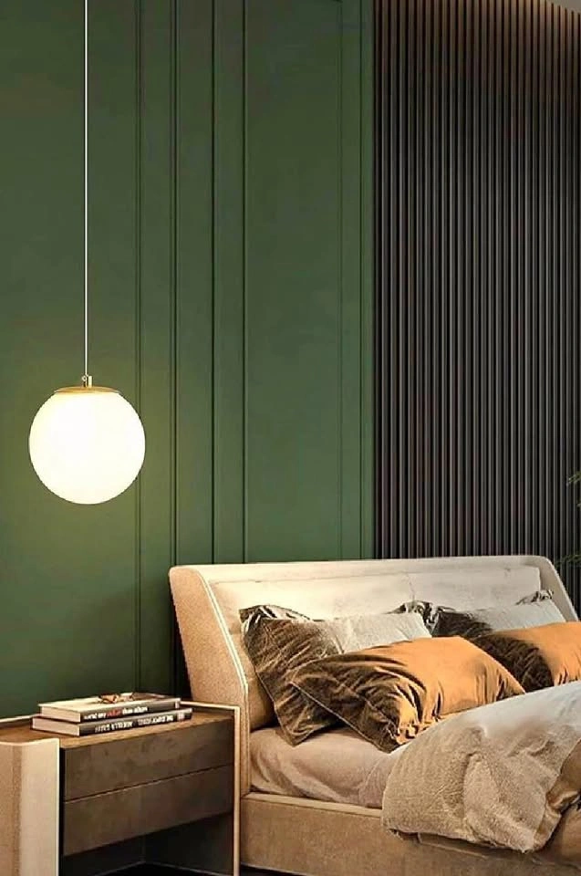 NEW! Ykolupty Pendant Lighting Gold white Globe