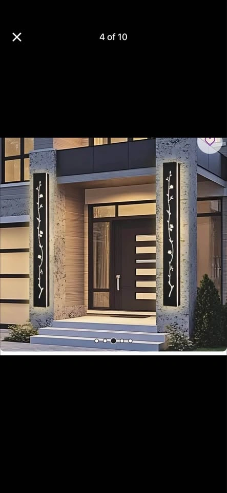 NEW! MELUCEE 2 Pack 48in Long Outdoor Porch Lights 3000 - photo 2