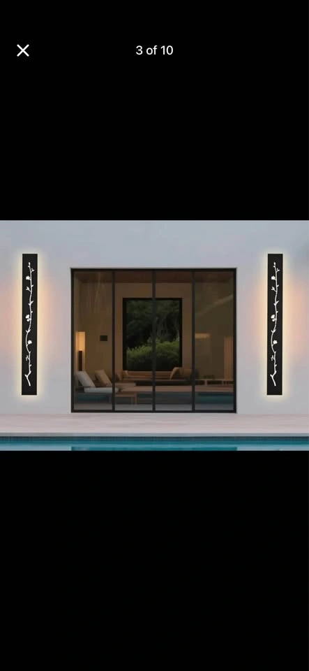 NEW! MELUCEE 2 Pack 48in Long Outdoor Porch Lights 3000 - photo 5