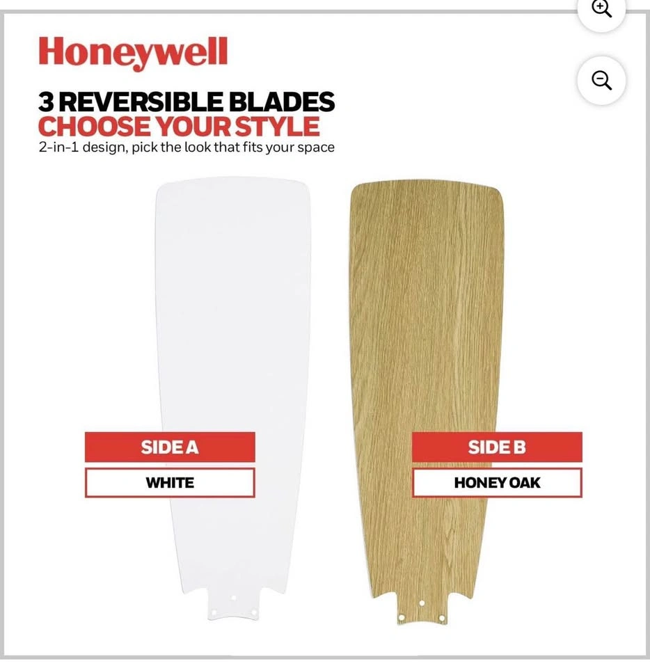 Honeywell 3-Blade Reversible Ceiling Fan - photo 4