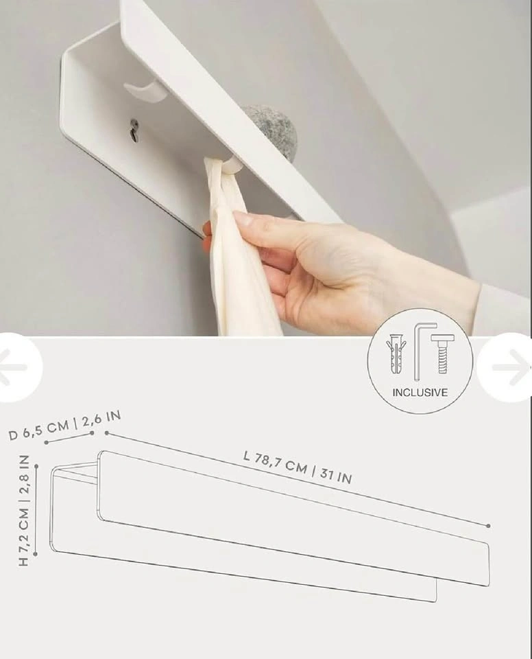 NEW! Kazai Kian Wall Coat Rack | Modern with Concealed Hooks - photo 5