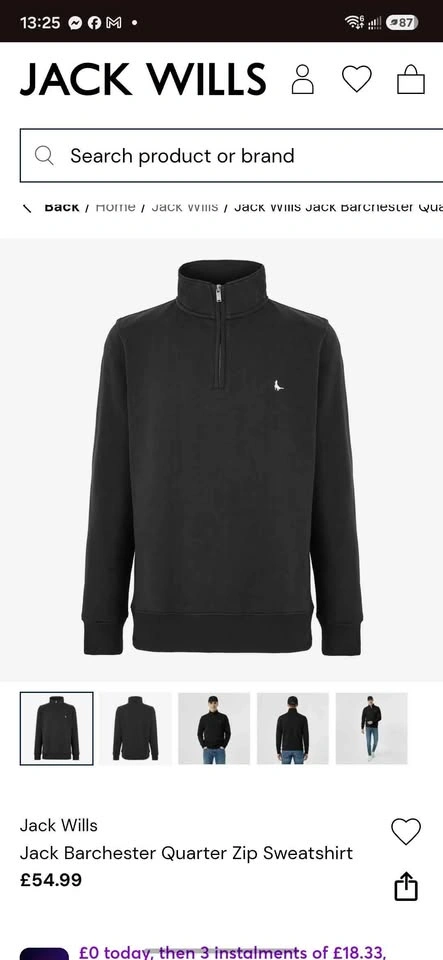 Quarter Zip from Jack Wills BRAND NEW - photo 4