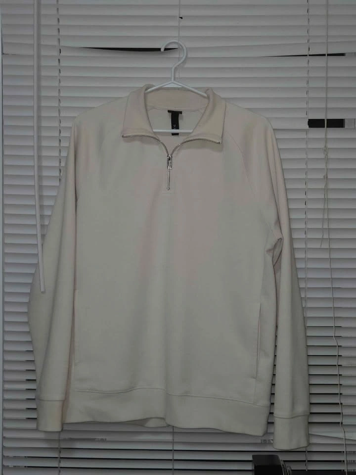 MOVING SALE Cream Quarter Zip H&M - photo 5