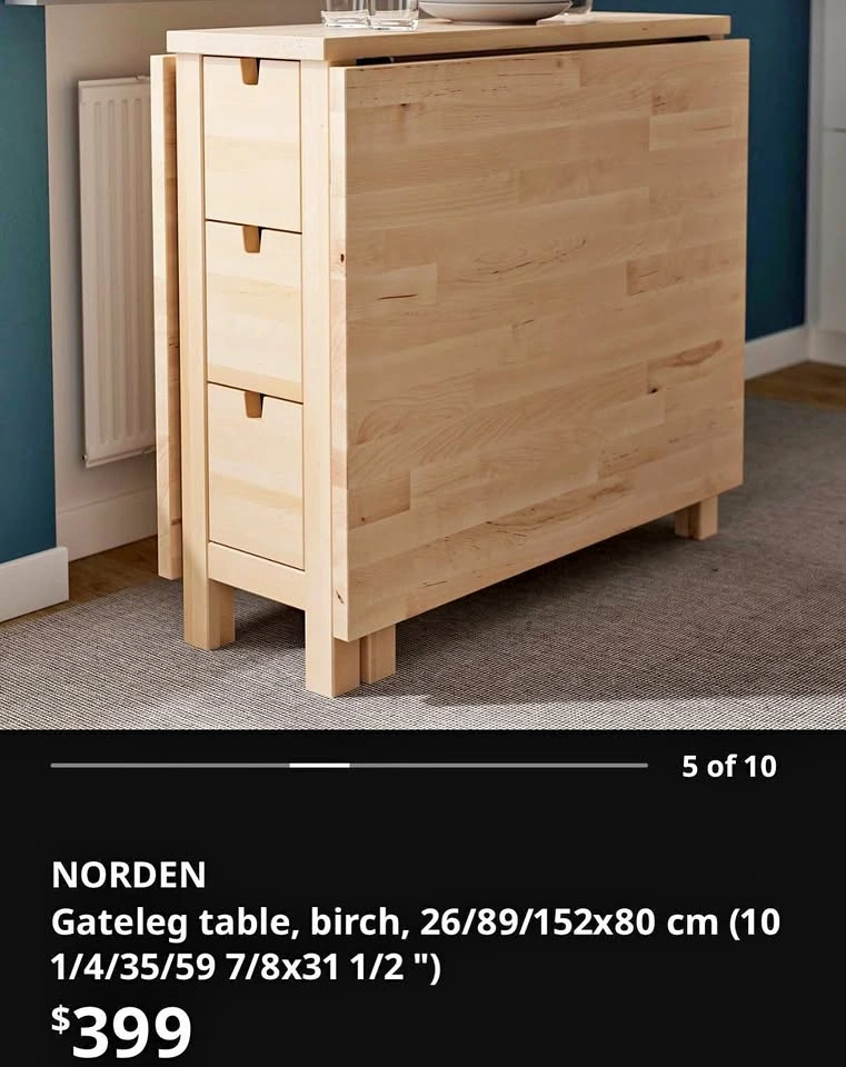 IKEA NORDEN Gateleg Table