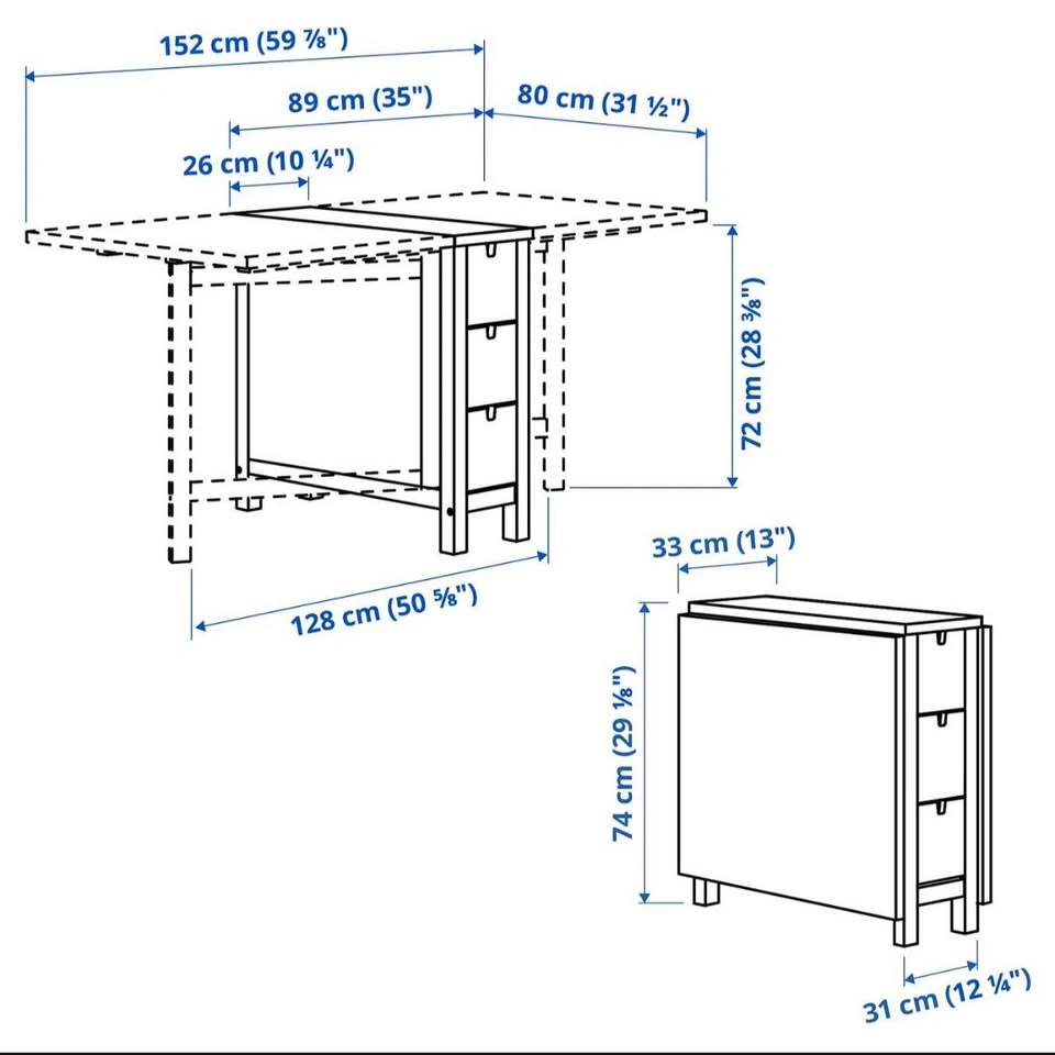 IKEA NORDEN Gateleg Table - photo 4