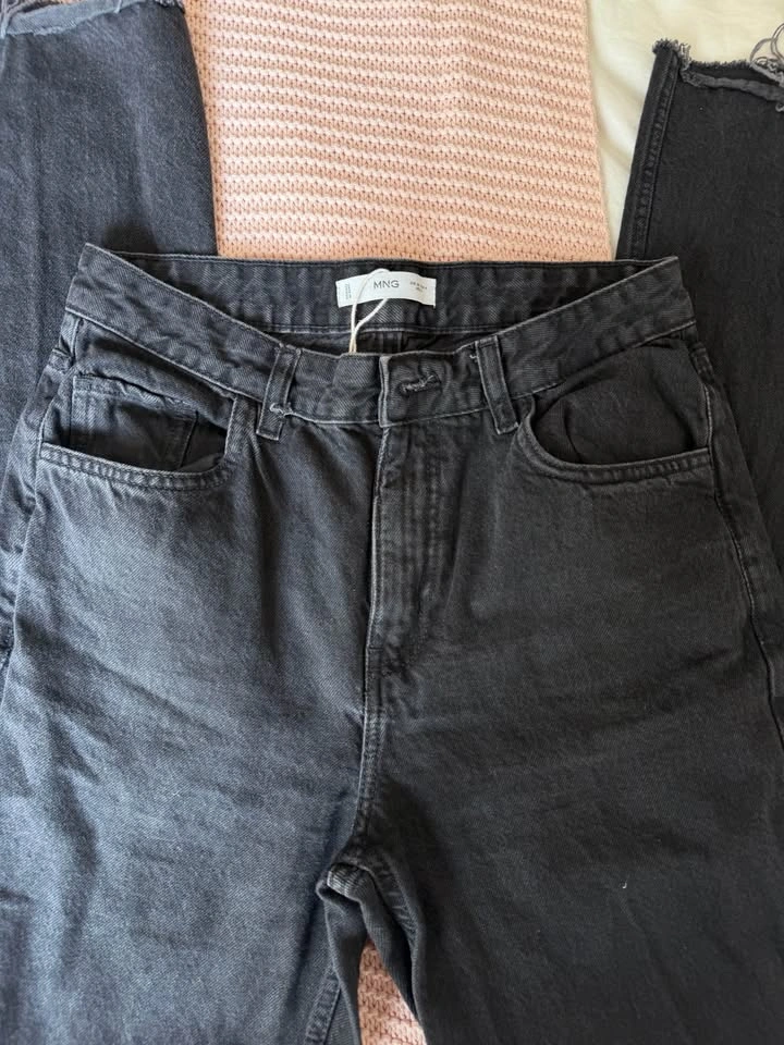 MNG Black Raw Hem Jeans - photo 2