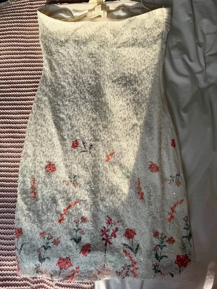 Twenty Thirty L.A. Sequin Floral Strapless Dress