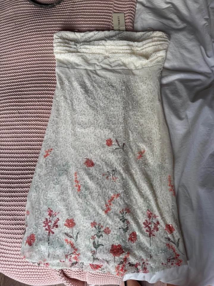 Twenty Thirty L.A. Sequin Floral Strapless Dress - photo 4