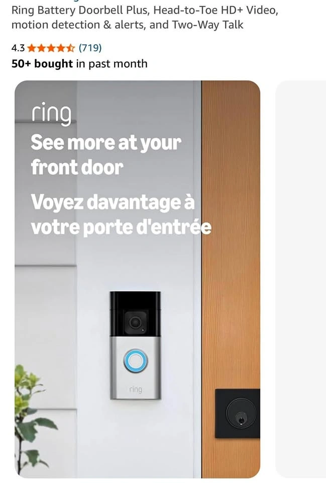 Ring Battery Doorbell Plus