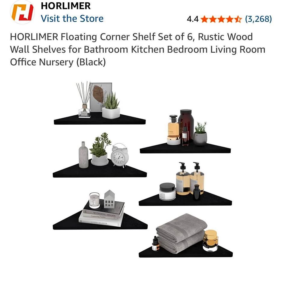 Floating Corner Shelf