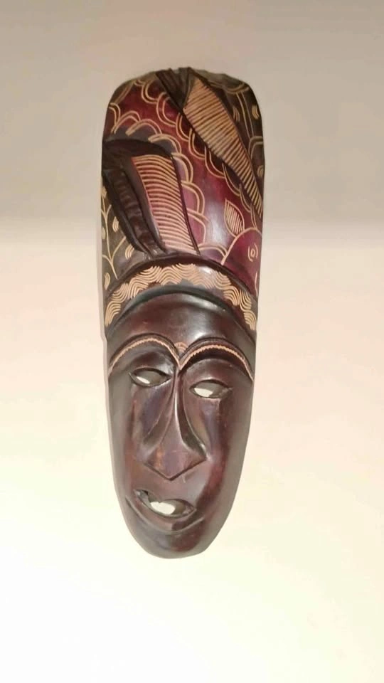 Haitian wood mask