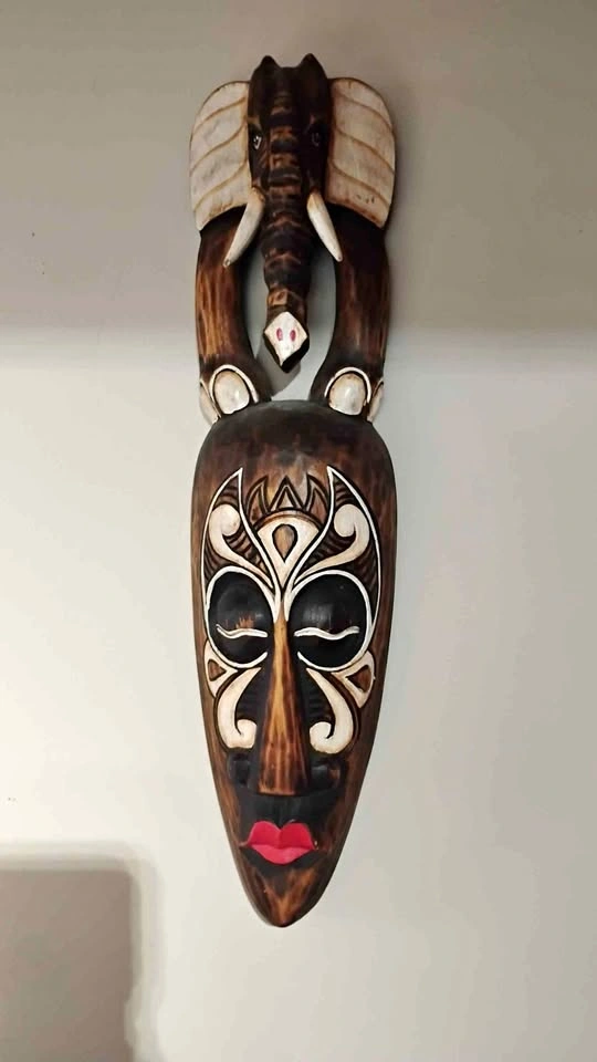 African wooden mask