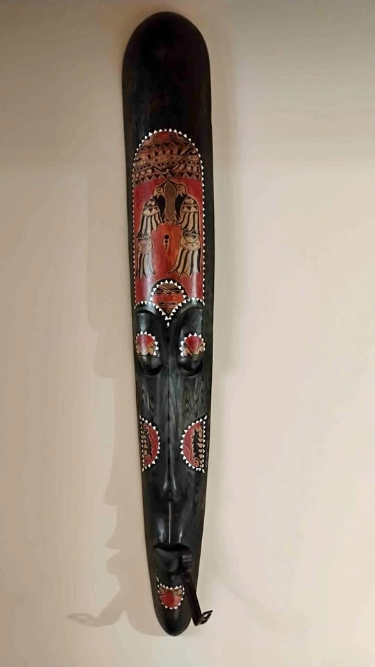 African wooden mask
