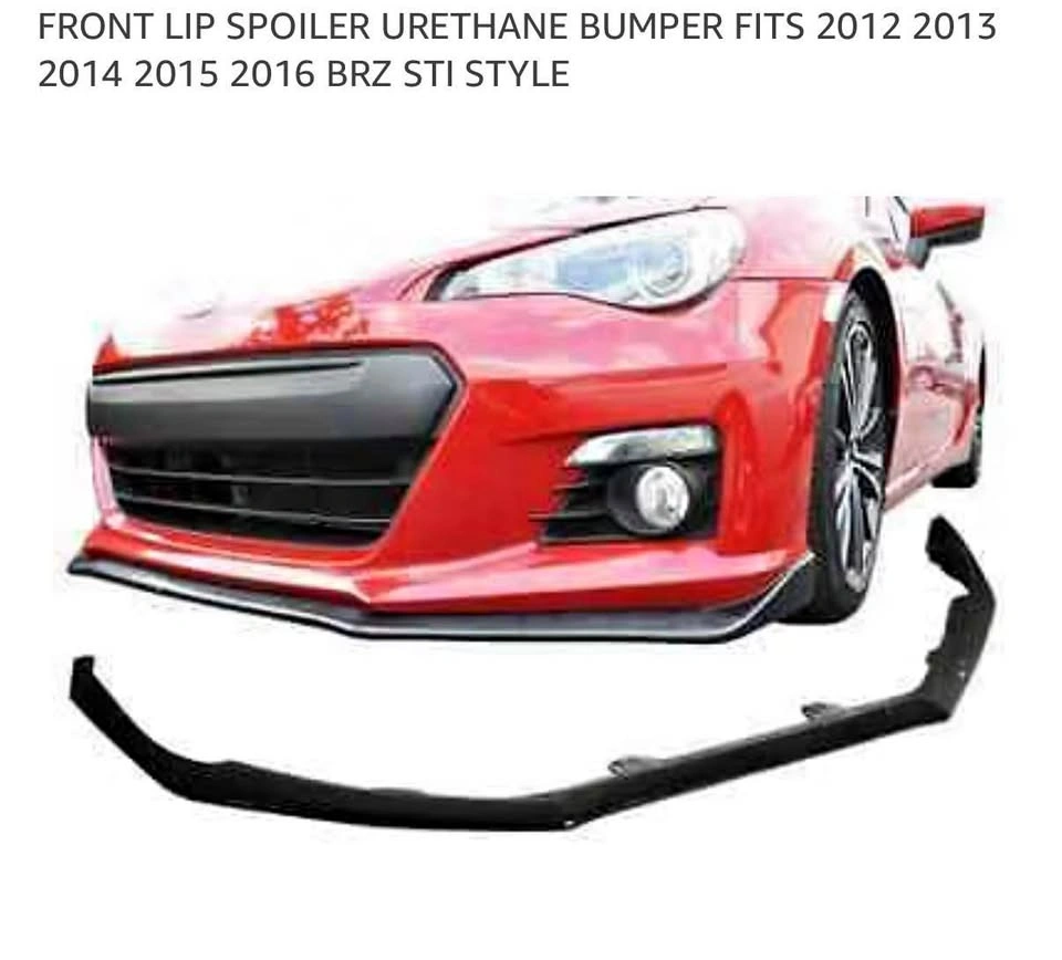 Brz front lip 2012-2016 trades