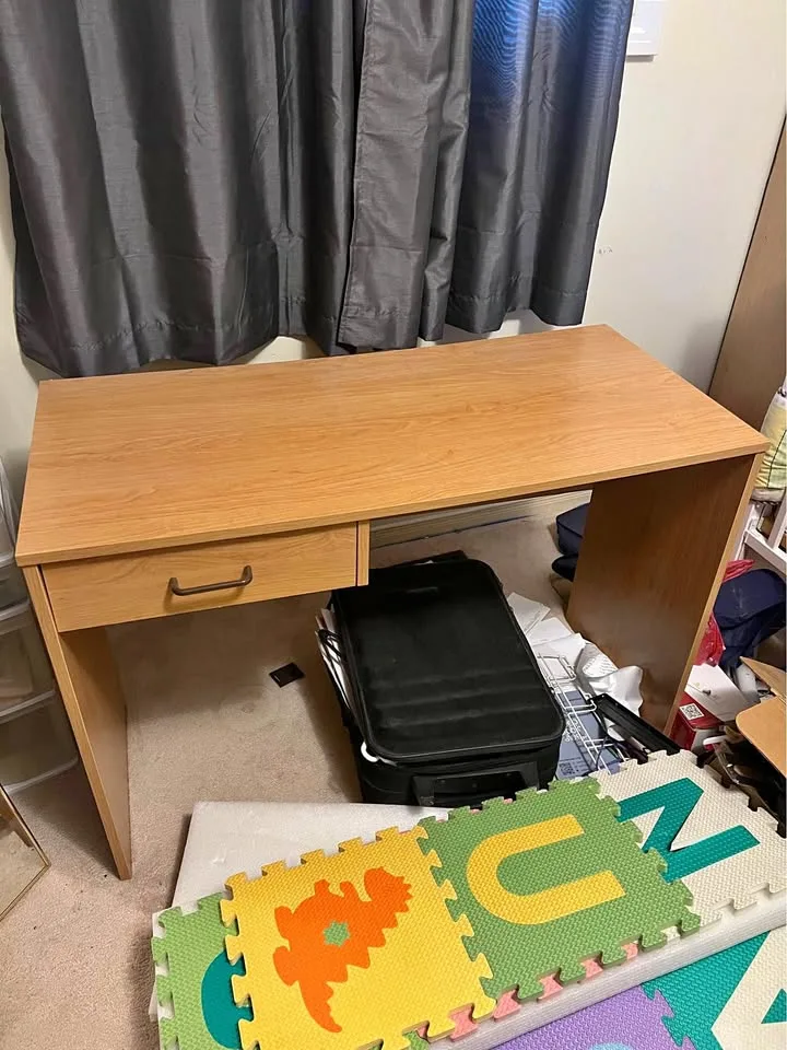 Wooden Table Desk - 20” Deep x 42” Wide x 27-1/2” Tall thumbnail