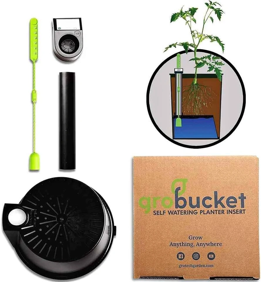 BNIB 3 Pack Self-Watering Insert GroBucket