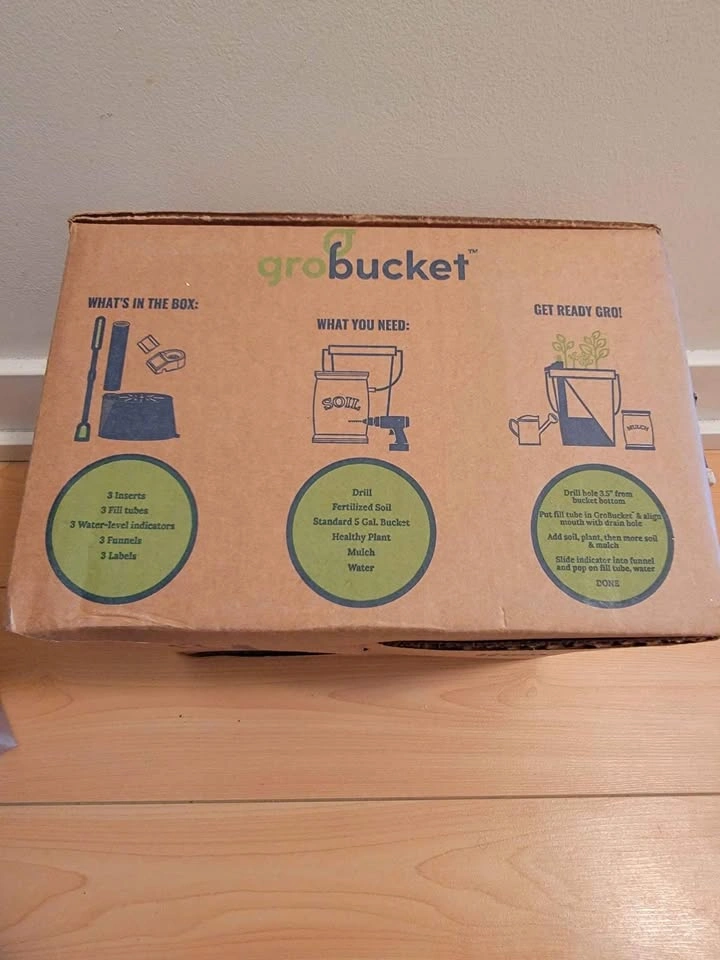 BNIB 3 Pack Self-Watering Insert GroBucket - photo 5