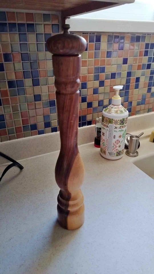 Authentic Wooden Pepper Grinder