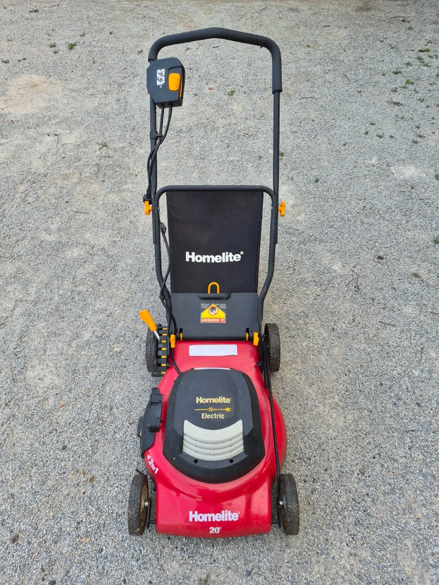 Homelite 20'' Electric Lawnmower with Bag - photo 2