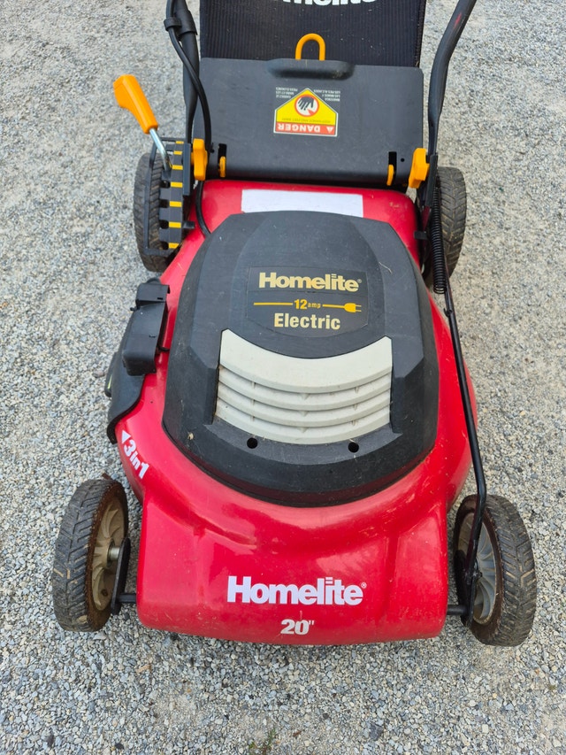 Homelite 20'' Electric Lawnmower with Bag - photo 3