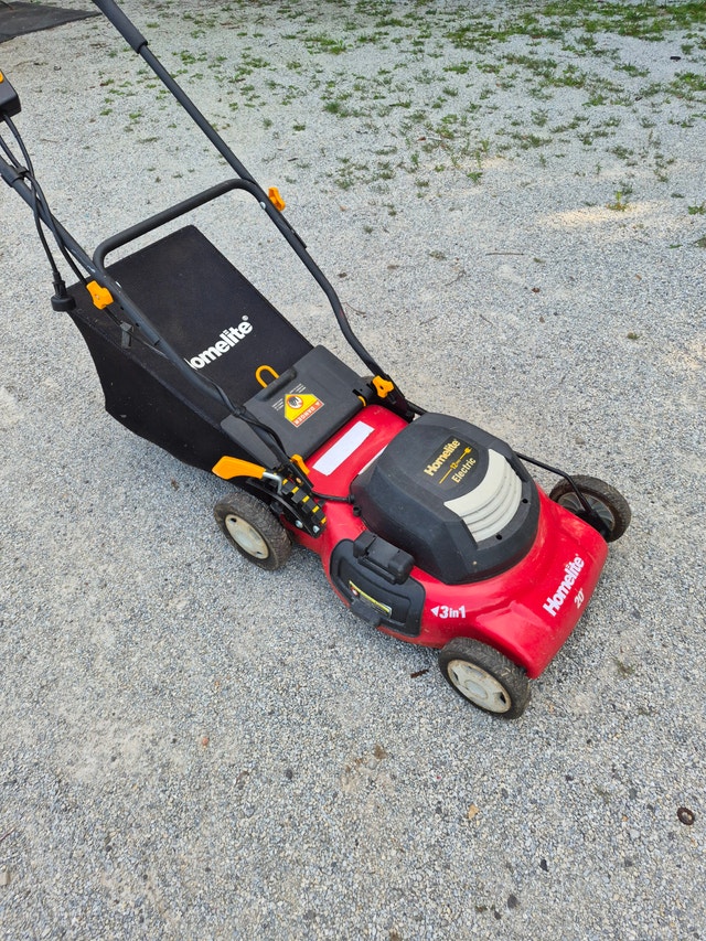 Homelite 20'' Electric Lawnmower with Bag - photo 4