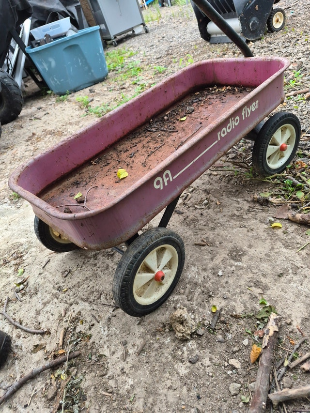 Vintage Radio Flyer wagon 9A original condition - photo 3