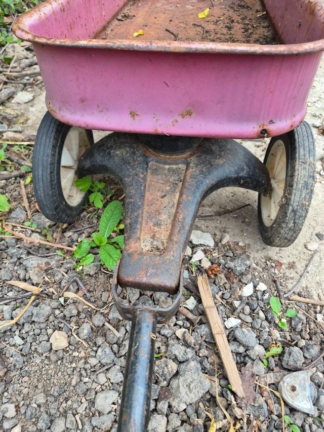 Vintage Radio Flyer wagon 9A original condition - photo 5