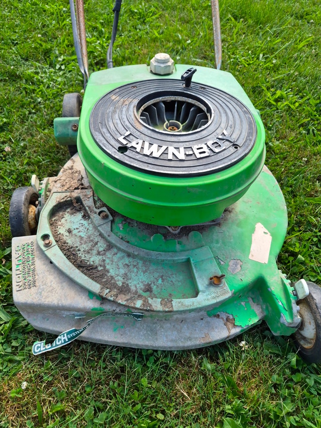 2 stroke GAS lawnboy lawnmower Green 8291 vintage rare - photo 2