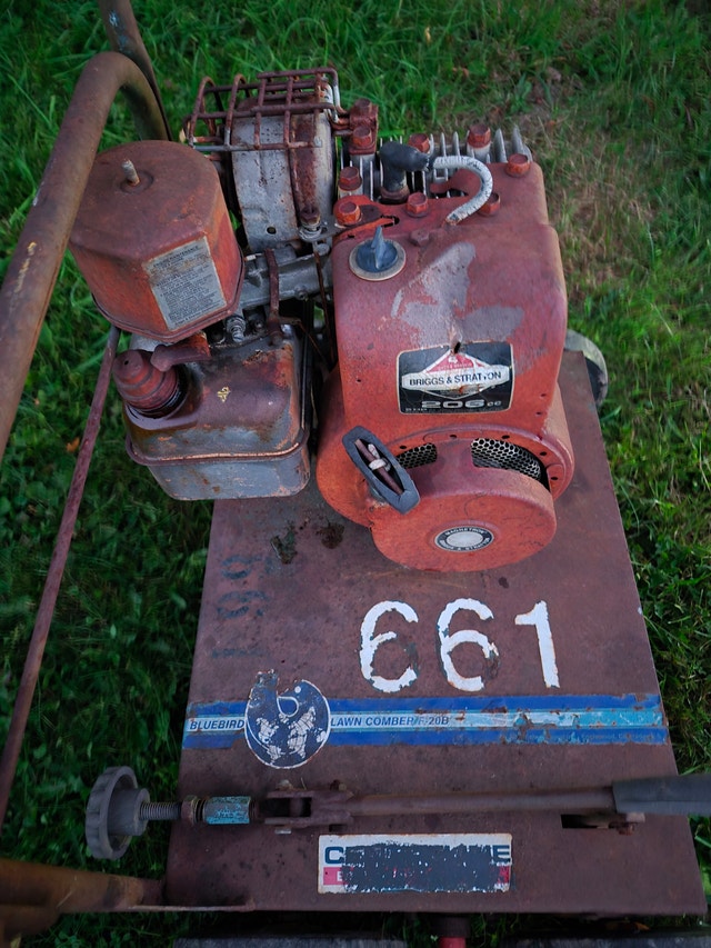 BLUEBIRD Lawn Comber F-20B Gas vintage equipment - photo 4