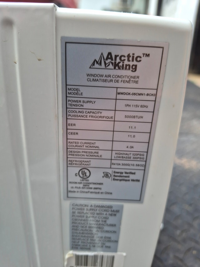 air conditioner window AC electric 5000BTU - photo 5