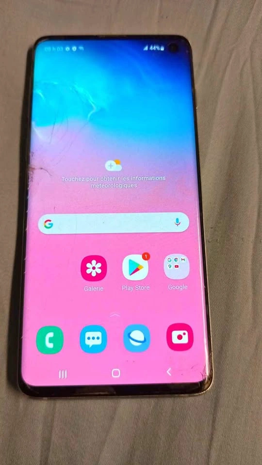 Samsung Galaxy S10 Unlocked 128GB Screen Cracked Touch Working