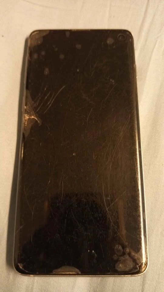 Samsung Galaxy S10 Unlocked 128GB Screen Cracked Touch Working - photo 2