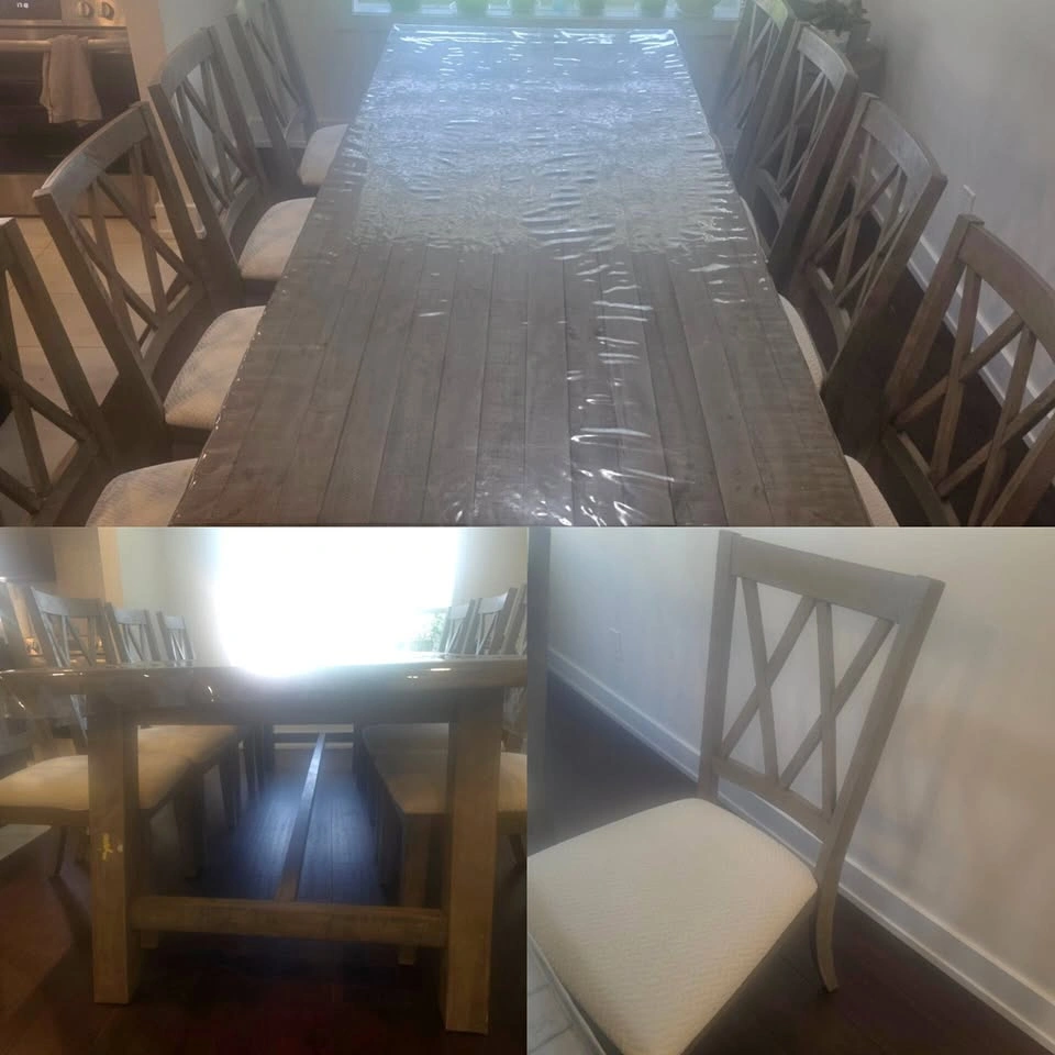 Premium Trent Austin Design 10-12 Person Dining Set (Grey)