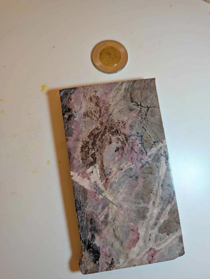 Rhodonite slab