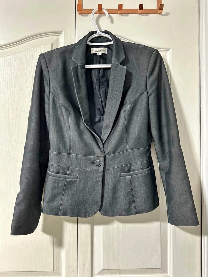 Calvin Klein Grey Blazer