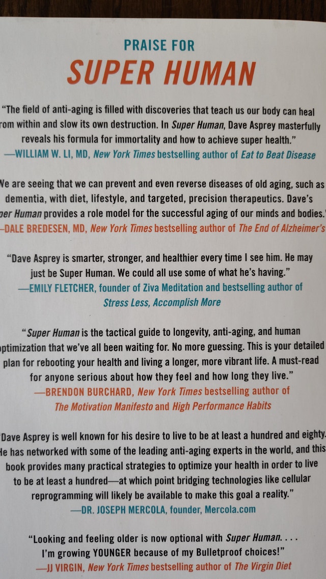 Super Human: The Bulletproof Plan to Age Backward - photo 3