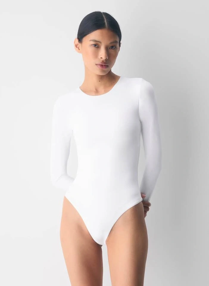 Aritzia Blue Long Sleeve Bodysuit - photo 3
