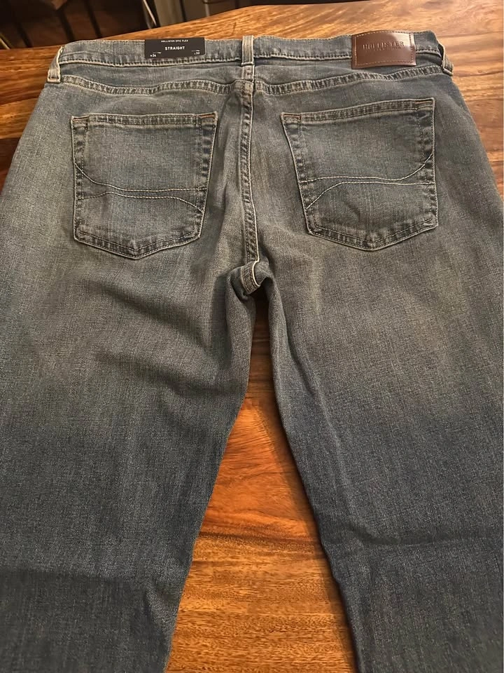 NEW Men’s Hollister Jeans -Straight Hollister Epic Flex- W34 L32 - photo 5